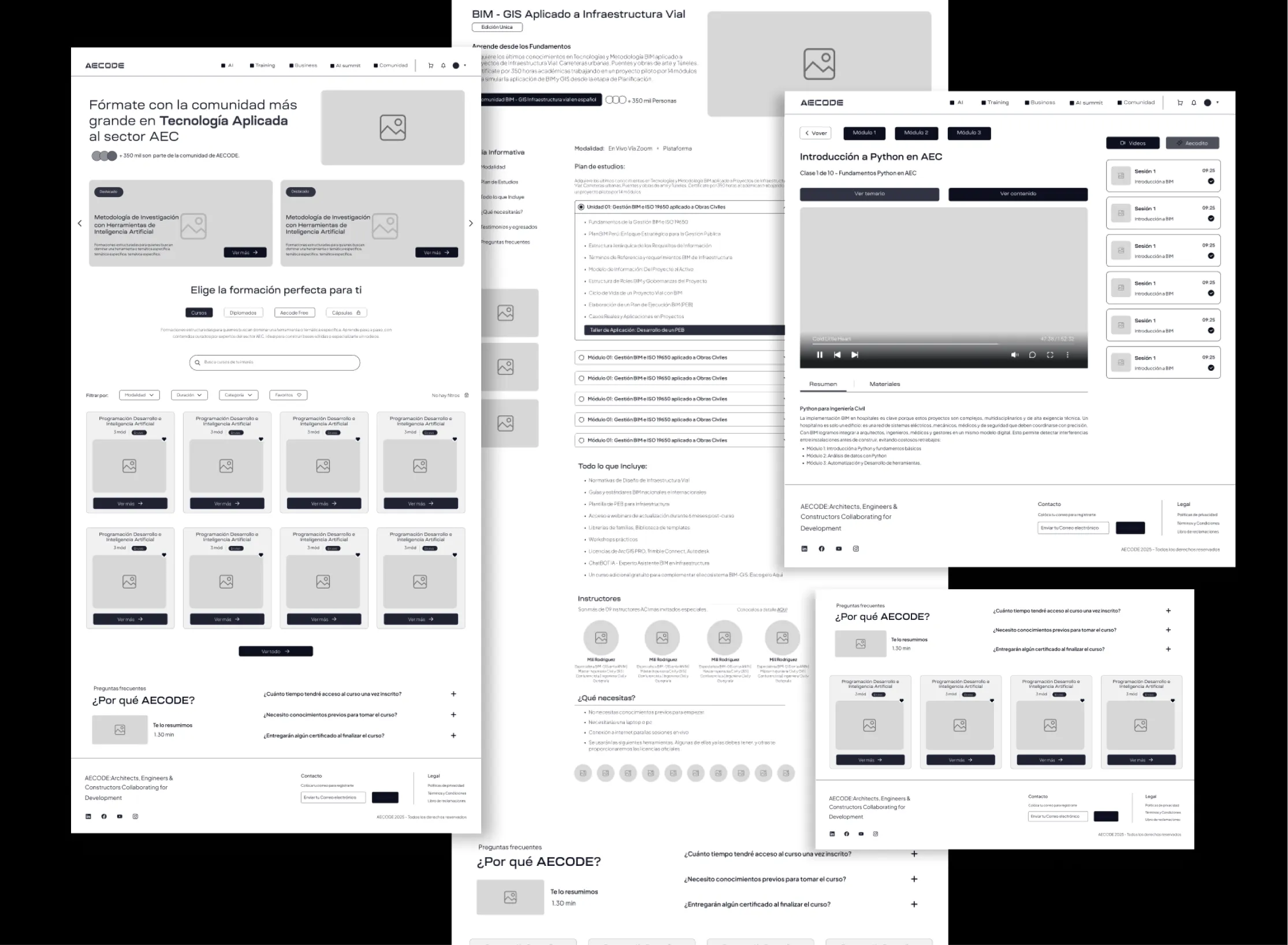 Flujos y bosquejos para el prototipo