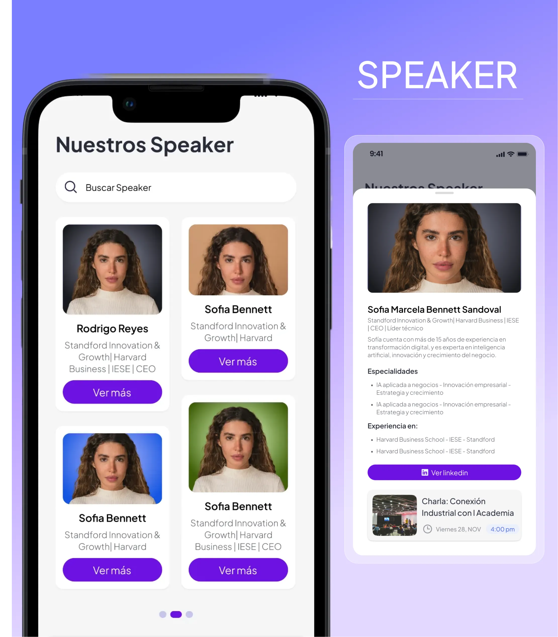 UI Design del AI Construction Summit 2025