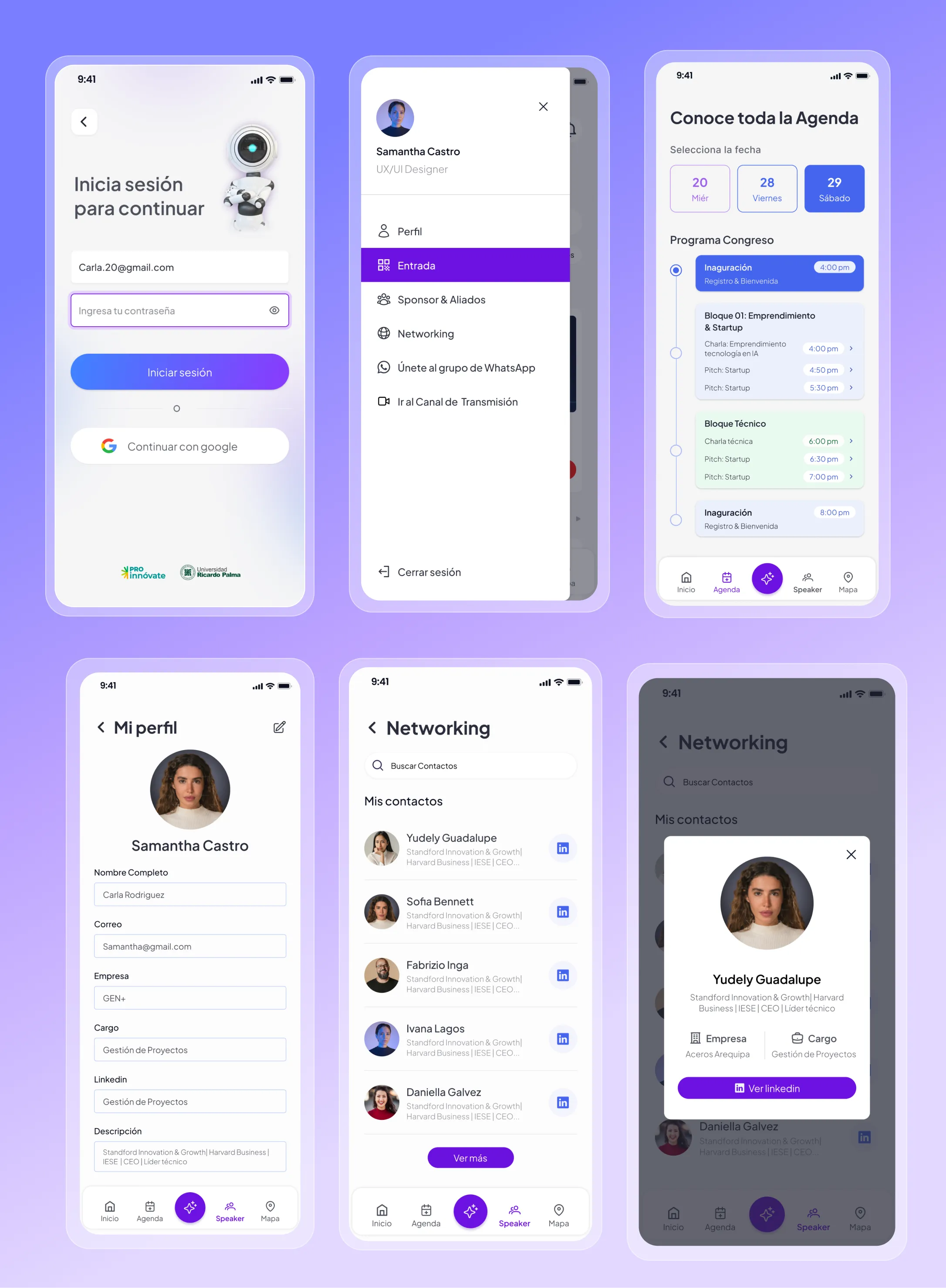 UI Design del AI Construction Summit 2025